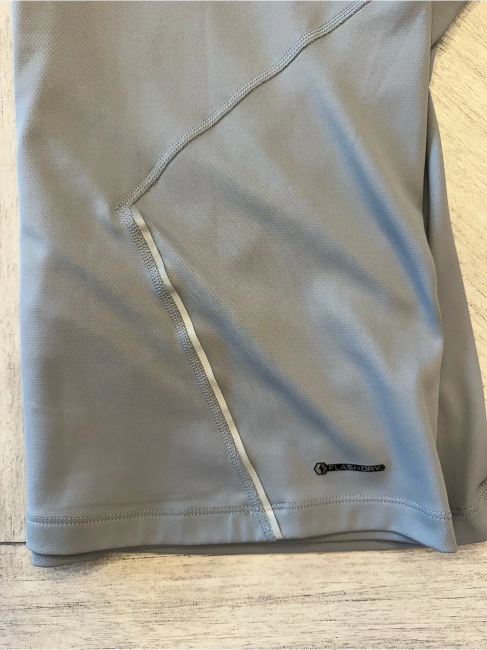 The North Face Men's Gray Performance Jacket with Neon Green Zip